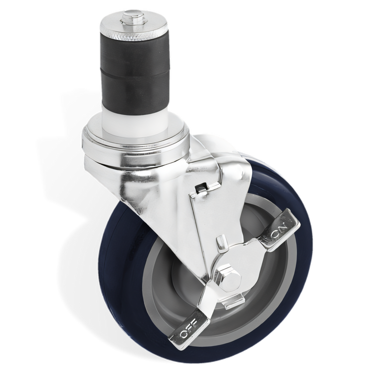 Product image #1 for Heavy Duty Swivel Stem Shelf Caster with Brake