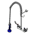 Thumbnail image #1 for T&S Brass EasyInstall 8-Inch Wall Mount Pre-Rinse Unit with 18-Inch Riser, 44-Inch Hose, Ceramic Cartridges, and 1.07 GPM Spray Valve
