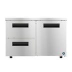 Thumbnail image #1 for Hoshizaki Steelheart UF48B-LPD2 48-Inch Two-Section Undercounter Freezer, 2 Drawers and Solid Door, Stainless Steel, R290, 12 Cu. Ft.