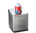 Thumbnail image #1 for 1/6 Size Stainless Steel Cold Pan Box with Hinged Lid and Hole, White Insert