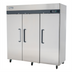 Thumbnail image #1 for Migali Competitor Series Three-Section Reach-In Refrigerator, 72.0 Cu. Ft., Top-Mount Self-Contained, Stainless Steel
