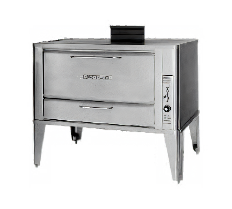 Product image #1 for Blodgett 966 BASE Single-Deck Gas Deck Oven, Base Oven Only, 42 x 32 Inch Interior, 50,000 BTU