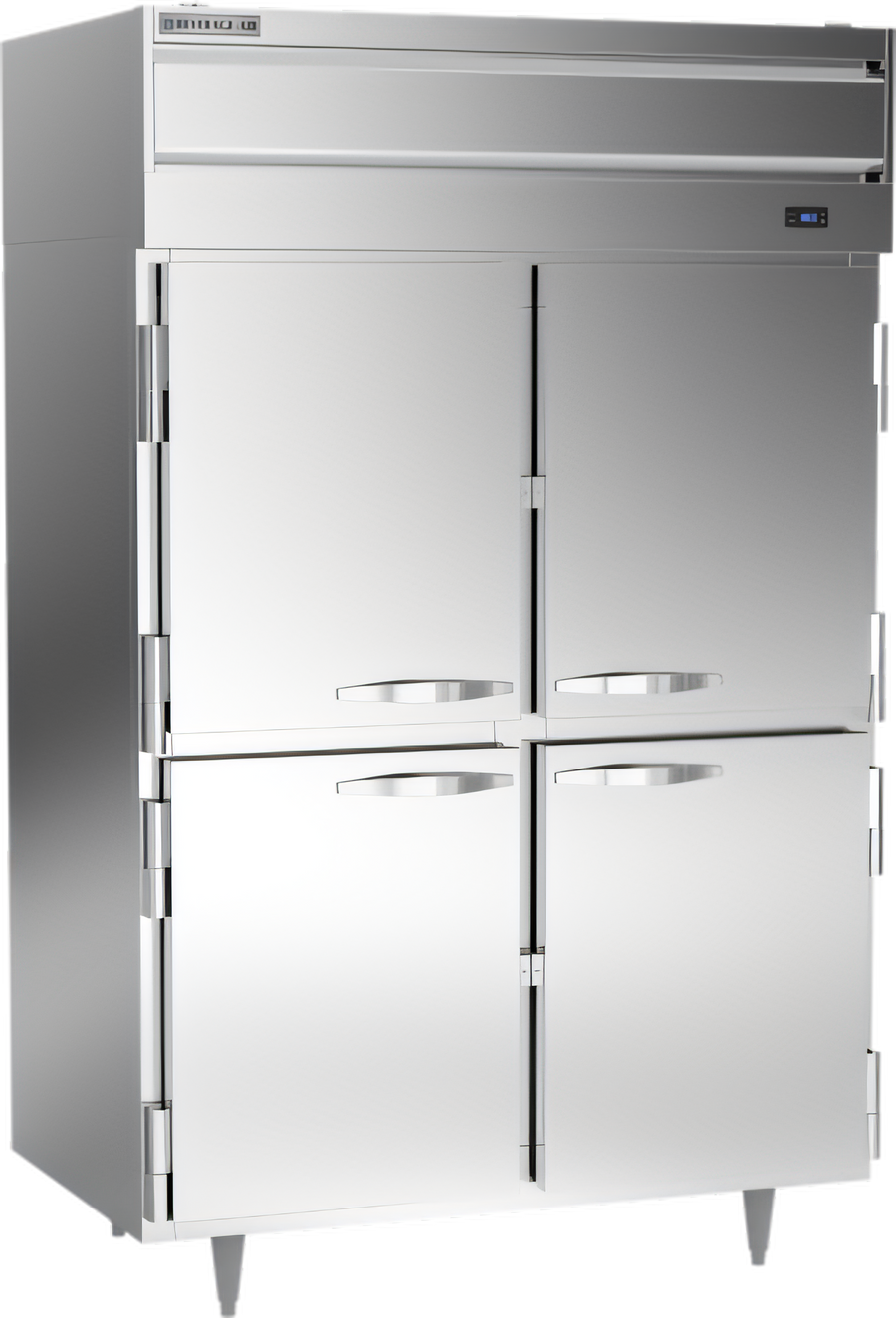 Product image #1 for Beverage-Air P Series Two-Section Reach-In Warming Cabinet, 43.3 Cu. Ft., Half-Height Solid Doors