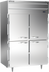 Thumbnail image #1 for Beverage-Air P Series Two-Section Reach-In Warming Cabinet, 43.3 Cu. Ft., Half-Height Solid Doors