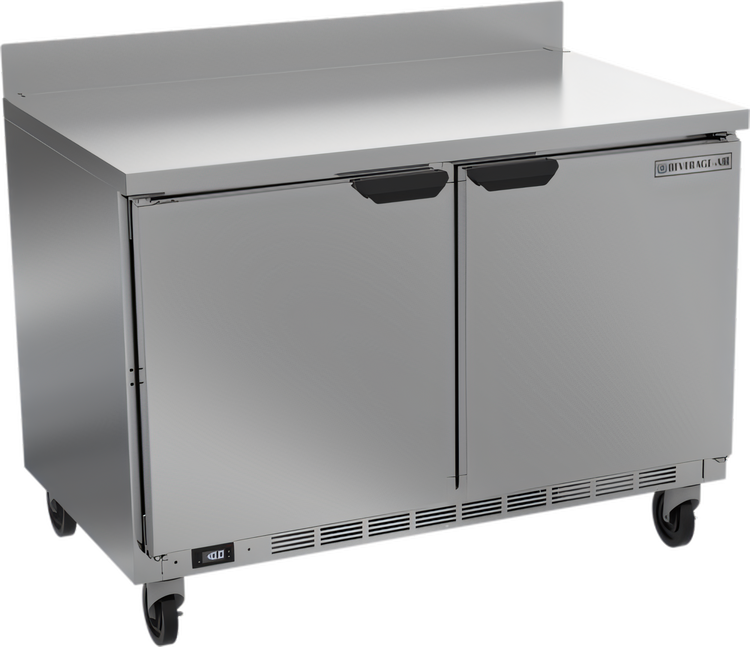 Product image #1 for Beverage-Air WTF48AHC 48-Inch Two-Section Worktop Freezer with Solid Doors