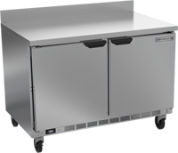 Beverage-Air WTF48AHC 48-Inch Two-Section Worktop Freezer with Solid Doors