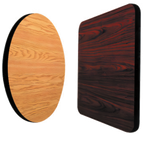 Thumbnail image #1 for Klinger's Trading WO2430 Reversible Walnut/Oak Laminate Rectangular Table Top, 24 x 30 in, T-Mold Edge