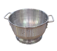 Crestware 12 Qt Footed Aluminum Colander with Handles