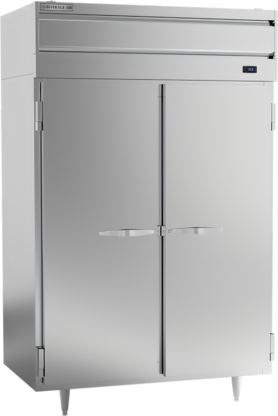 Product image #1 for Beverage-Air P Series Two-Section Reach-In Freezer, 44.57 Cu. Ft., Solid Locking Doors, Top-Mounted Self-Contained Refrigeration