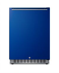 Summit Appliance 24-Inch ADA Compliant Undercounter All-Refrigerator with Cobalt Blue Door, Frost-Free, 4.8 Cu. Ft.