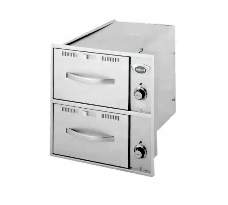 Product image #1 for Wells RWN-26 Built-In Narrow Two-Drawer Food Warming Drawer