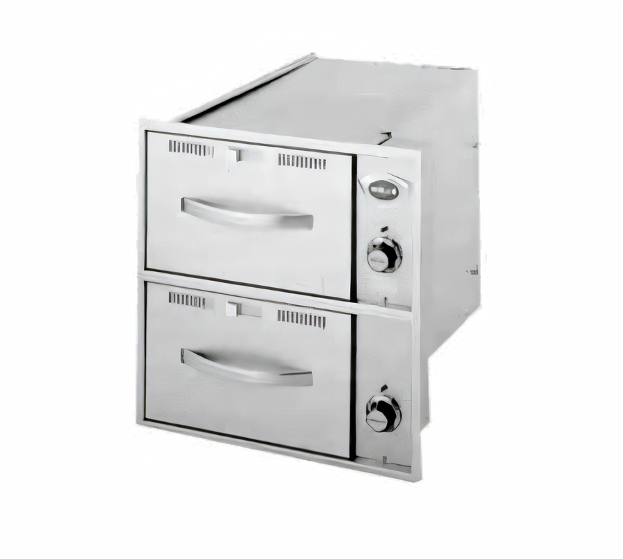 Product image #1 for Wells RWN-26 Built-In Narrow Two-Drawer Food Warming Drawer