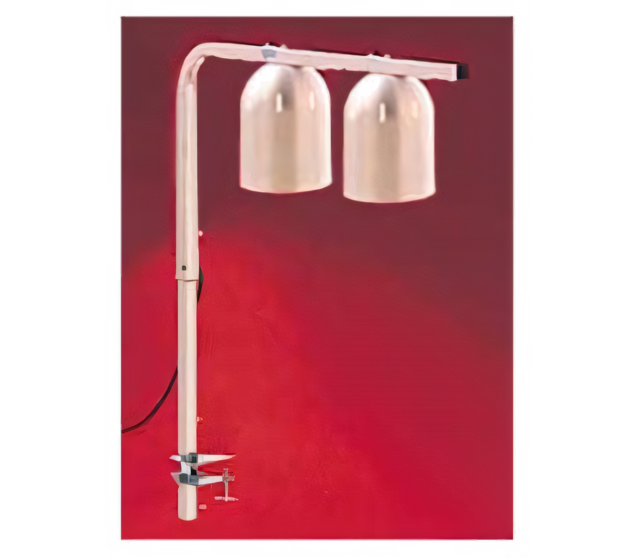 Product image #1 for Nemco Portable Clamp-On Two-Bulb Infrared Heat Lamp, 120V, 500W