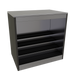Thumbnail image #1 for Glastender BLD-36 36-Inch Wide Open Front Back Bar Liquor Display Cabinet with 3-Step LED Lighting
