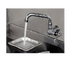 Thumbnail image #1 for Town Equipment Manual Wall/Splash-Mount Pot Filler Faucet with 6-Inch Swivel Spout and Wrist Handle