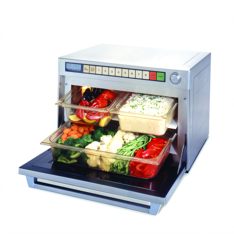 Product image #1 for Panasonic PRO2 NE-2180 Sonic Steamer Ventless Commercial Microwave Oven, 1.6 Cu. Ft., 2100W