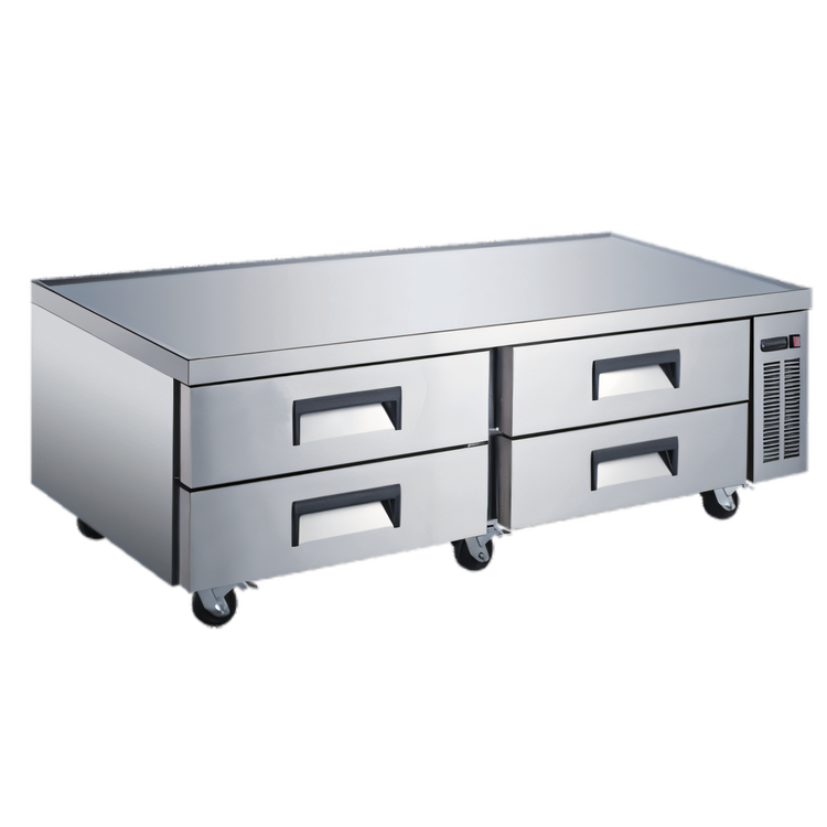 Product image #1 for Omcan 72-Inch 4-Drawer Refrigerated Chef Base Equipment Stand