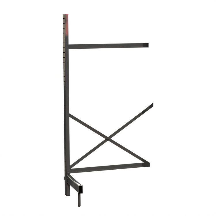 Product image #1 for Metro SmartLever 60 Inch W x 30 Inch D Add-On Cantilever Shelving Kit, 76-3/8 Inch High