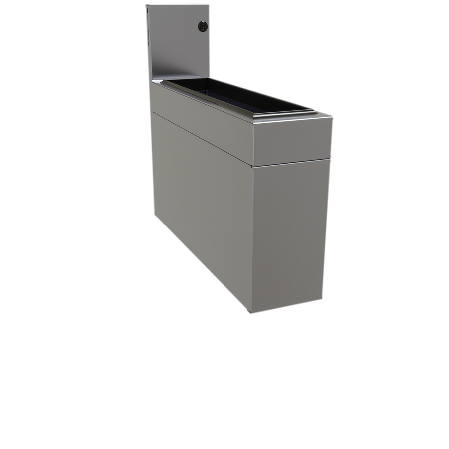 Product image #1 for Glastender Underbar Stainless Steel Ice Bin with Sliding Cover, 21 lb Capacity