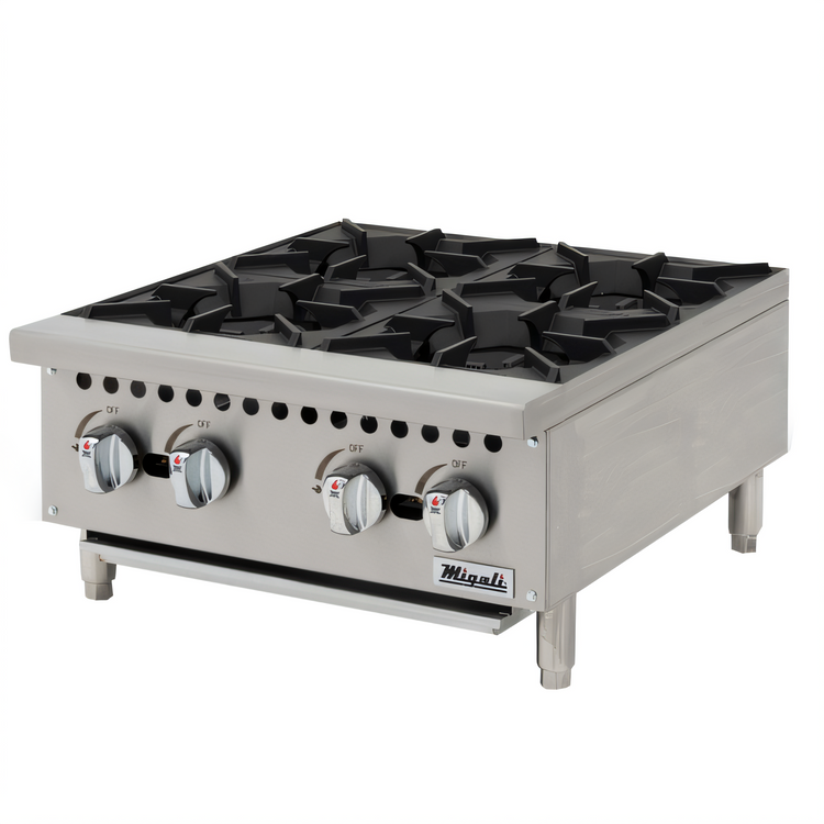 Product image #1 for Migali Competitor Series® 24-Inch 4-Burner Countertop Natural Gas Hot Plate