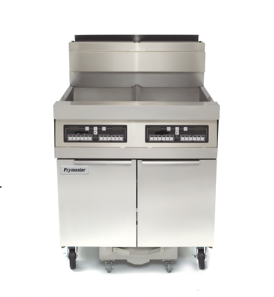 Product image #1 for Frymaster HD Series High-Efficiency Gas Fryer with Built-In Filtration, 2 x 80 lb. Frypots