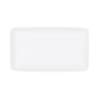 Thumbnail image #1 for G.E.T. Pappasan - EGS M85145-NW Rectangular Melamine Platter, White, 14-1/2 x 8-1/2 x 2-3/4 in. Case of 3