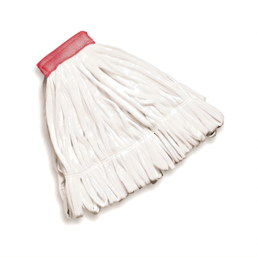 Product image #1 for Rubbermaid Commercial Products Rough Wet Mop Head, Large, Looped End, 5-Inch Headband, White