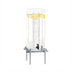 Thumbnail image #1 for Cal-Mil One by One 5 Gallon Single Acrylic Beverage Dispenser with Ice Chamber and Drip Tray