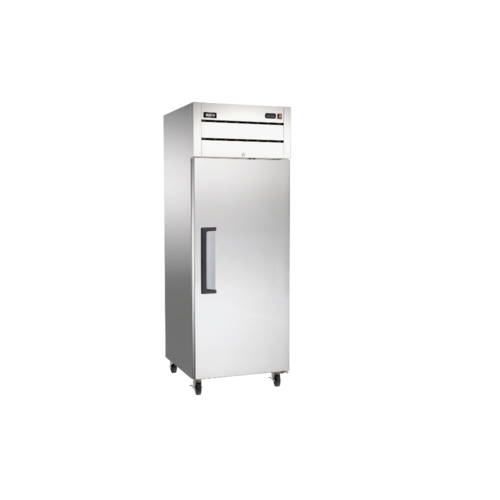 Product image #1 for Omcan 29-Inch Top-Mounted Self-Contained 1-Door Reach-In Freezer, 21.5 Cu. Ft., Stainless Steel, 115V