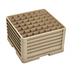 Thumbnail image #1 for Traex® Full-Size 49-Compartment Closed-Wall Glass Rack, Beige, 11-Inch Interior Height