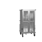 Thumbnail image #1 for Eastern Tabletop Ecoburner EB19205 EcoHold Flex 32 Heating & Cooling Banqueting Cart, 75"W x 42"D x 33"H, double-glazed glass doors, built-in