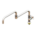 Thumbnail image #1 for T&S Brass Big-Flo Single-Temperature Deck Mount Pot & Kettle Sink Faucet with 24-Inch Double-Jointed Swing Nozzle