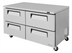 Thumbnail image #1 for Turbo Air Super Deluxe 60-Inch Two-Section Undercounter Drawer Freezer with 4 Drawers, Rear-Mount Self-Contained Refrigeration