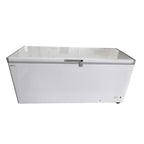 Thumbnail image #1 for Excellence Commercial Products BD-13 Commercial Chest Freezer, 13.2 cu. ft., Locking Solid Hinged Lid, White, Self-Contained, 115V