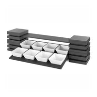 Vollrath Basic Cubic Buffet Display Set with 4 Support Cubes and 8 Bowls