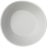 Ridge 22 oz Freeform Melamine Bowl, 6-7/8 Inch, Cement