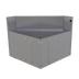 Thumbnail image #1 for Glastender Underbar Inside Rectangle Corner Drainboard, 24 x 24 Inch, 90° Corner, Stainless Steel, No Legs