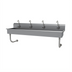 Thumbnail image #1 for Advance Tabco Wall-Mounted Multiwash Hand Wash Sink with 4 Electronic Faucets, 80-Inch Wide