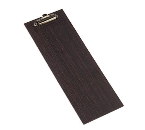 Product image #1 for American Metalcraft Espresso Wood Clipboard Menu Card Holder, 4-1/2 Inch x 12-1/2 Inch