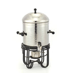 Thumbnail image #1 for American Metalcraft Mesa MESABUSH13 13-Quart Round Hammered Stainless Steel Coffee Urn, Canned Heat