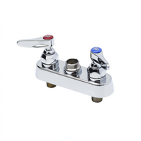 T&S Brass B-1110-LN 4-Inch Centers Deck-Mount Workboard Faucet, Less Nozzle