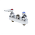 Thumbnail image #1 for T&S Brass B-1110-LN 4-Inch Centers Deck-Mount Workboard Faucet, Less Nozzle