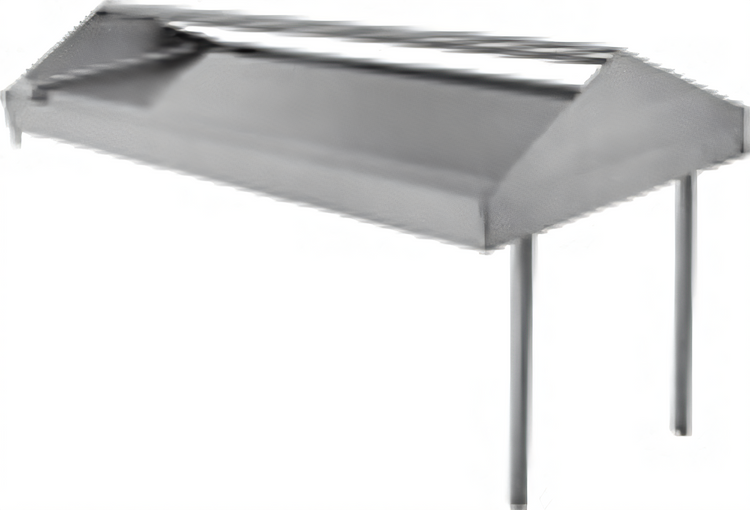 Product image #1 for Eagle Group Solid Double-Sided Dishtable Rack Shelf, 60 x 22.75 x 27.625 Inches, Table/Wall Mounted