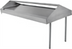 Thumbnail image #1 for Eagle Group Solid Double-Sided Dishtable Rack Shelf, 60 x 22.75 x 27.625 Inches, Table/Wall Mounted