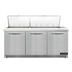 Thumbnail image #1 for Continental Refrigerator D72N27M-FB Designer Line Mighty Top 72