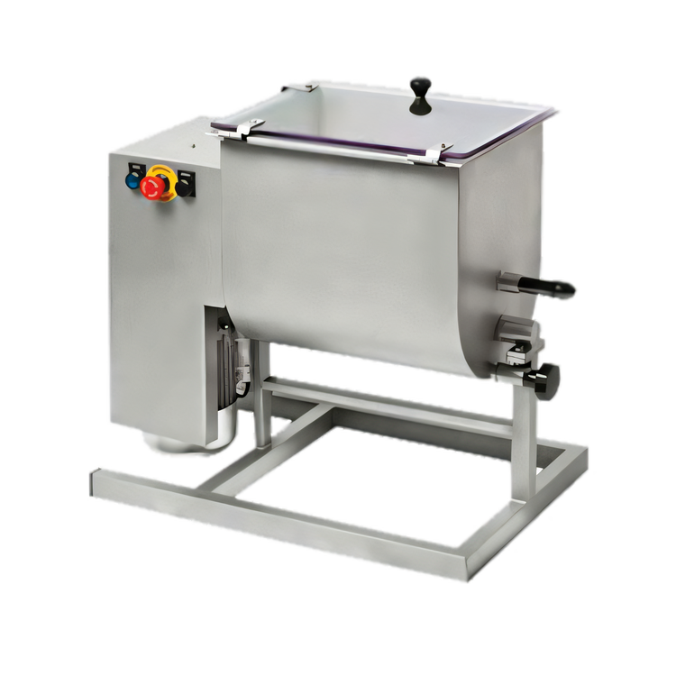 Product image #1 for Commercial Electric Tilting Meat Mixer with 66.14 lb Working Capacity, Stainless Steel, 110V, 1 HP