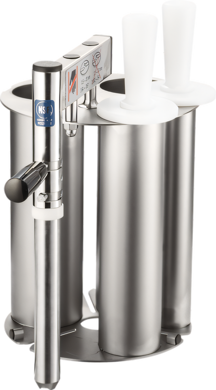 Product image #1 for Hobart 400ITB-FEED Stainless Steel Tube Feed Assembly with 4 Cylinders for Slicing Long Products