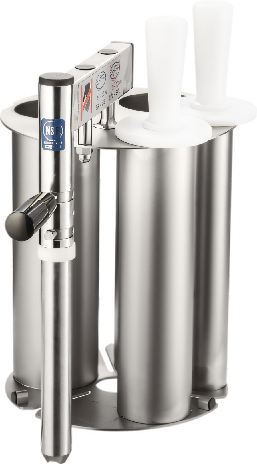 Product image #1 for Hobart 400ITB-FEED Stainless Steel Tube Feed Assembly with 4 Cylinders for Slicing Long Products
