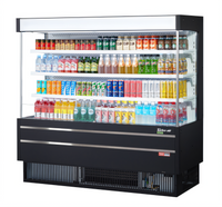 Turbo Air 64-Inch Vertical Air Curtain Open Display Merchandiser, 17.2 Cu. Ft., Self-Contained Refrigeration