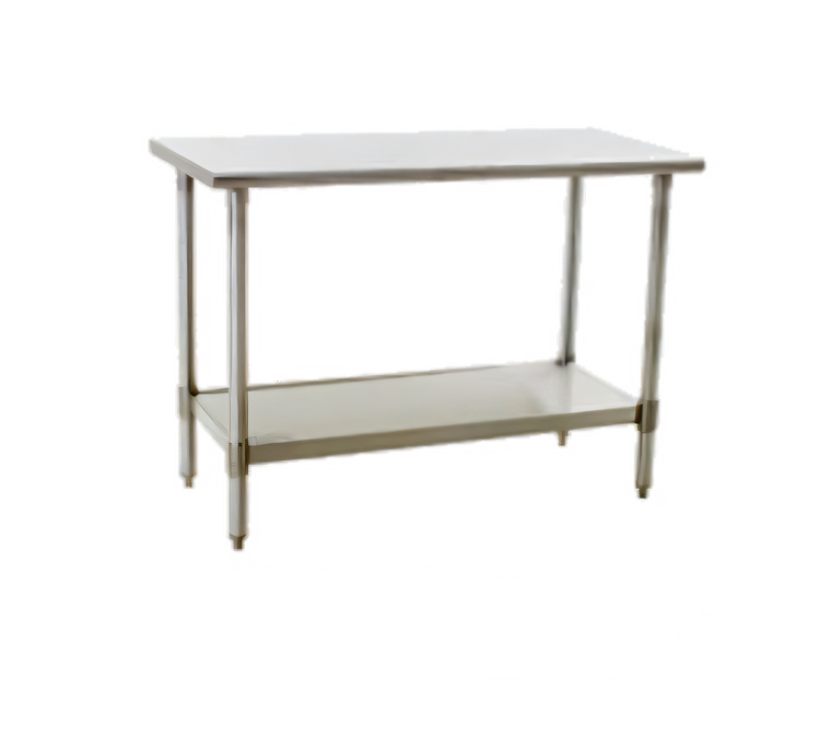 Product image #1 for Eagle Spec-Master Stainless Steel Flat Top Commercial Work Table with Undershelf, 72 x 36 Inches